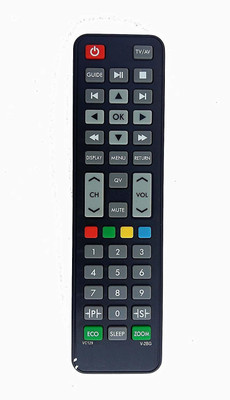 Wincase V-2 BG Remote Compatible for TV VIDEOCON TV Remote, VIDEOCON LED LCD TV Remote, VIDEOCON HD TV REMOTE, VIDEOCON Smart TV Remote, VIDEOCON V-MT22 Remote Remote Controller(Black)