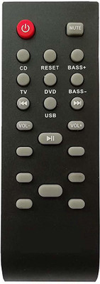LipiWorld DVD and Home Theater System Remote Control Compatible for  USB Philips Remote Controller(Black)