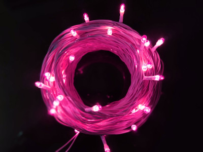 Ascension 28 LEDs 10 m Pink Steady String Rice Lights(Pack of 6)