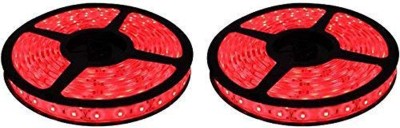 Online Generation 1000 LEDs 4.97 m Red Color Changing String Rice Lights(Pack of 2)