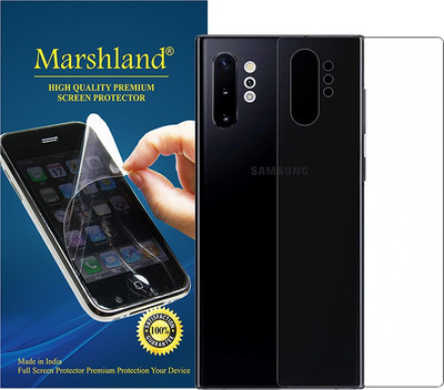 MARSHLAND Back Screen Guard for Samsung, Galaxy, Note 10 plus, Tpu(Pack of 1)