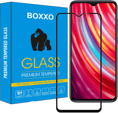 Boxxo Edge To Edge Tempered Glass for Mi Redmi Note 8 Pro(Pack of 1)