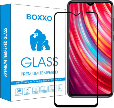 Boxxo Edge To Edge Tempered Glass for Mi Redmi Note 8 Pro(Pack of 1)