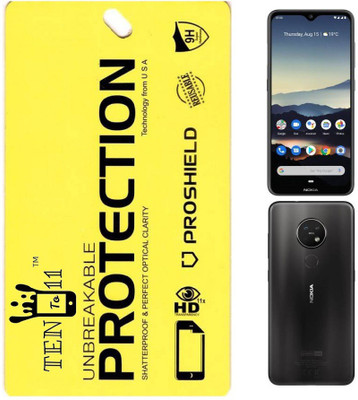Ten To 11 Front and Back Screen Guard for Nokia 7.2(Pack of 2)