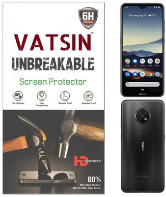 Vatsin Front and Back Screen Guard for Nokia 7.2(Pack of 2)