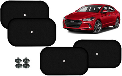 Auto Kite Side Window Sun Shade For Hyundai Elantra(Black)
