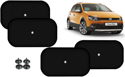 Auto Kite Side Window Sun Shade For Volkswagen Polo Cross(Black)