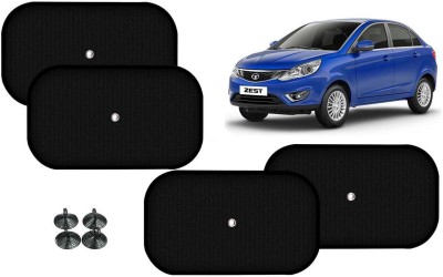 Auto Kite Side Window Sun Shade For Tata Zest(Black)