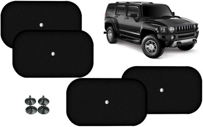 Auto Kite Side Window Sun Shade For HM Hummer H3(Black)