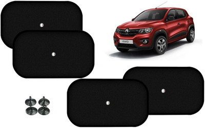 Auto Kite Side Window Sun Shade For Renault Kwid(Black)