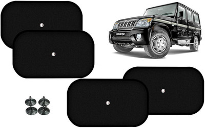 Auto Kite Side Window Sun Shade For Mahindra Bolero(Black)