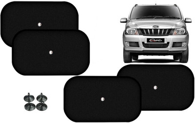 Auto Kite Side Window Sun Shade For Mahindra Quanto(Black)