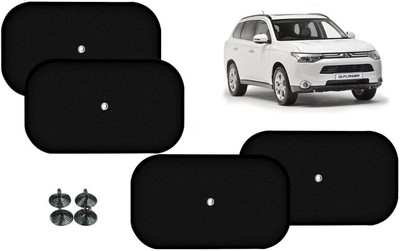 Auto Kite Side Window Sun Shade For Mitsubishi Outlander(Black)