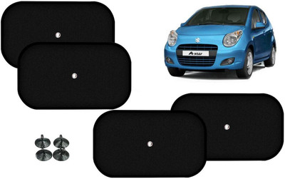 Auto Kite Side Window Sun Shade For Maruti Suzuki A-Star(Black)