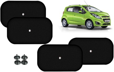 Auto Kite Side Window Sun Shade For Chevrolet Beat(Black)