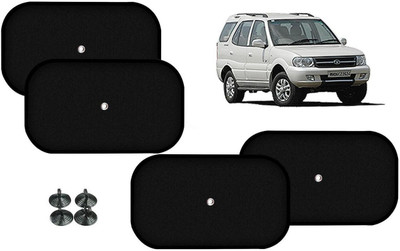 Auto Kite Side Window Sun Shade For Tata Safari Storme(Black)