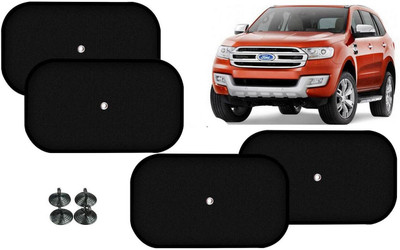 Auto Kite Side Window Sun Shade For Ford Endeavour(Black)