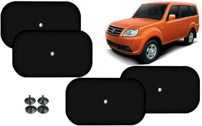 Auto Kite Side Window Sun Shade For Tata Sumo Grand(Black)