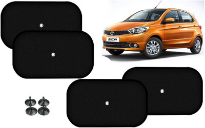 Auto Kite Side Window Sun Shade For Tata Zica(Black)