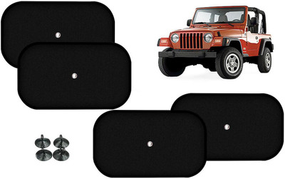 Auto Kite Side Window Sun Shade For Jeep Jeep(Black)