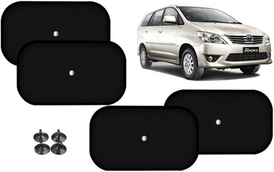 Auto Kite Side Window Sun Shade For Toyota Innova(Black)