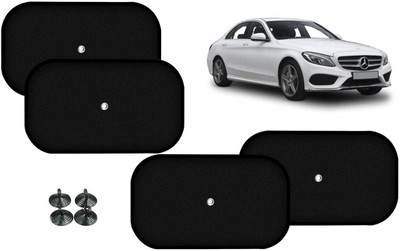Auto Kite Side Window Sun Shade For Mercedes Benz C220(Black)