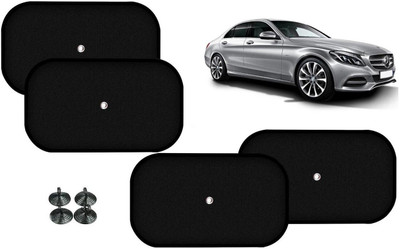 Auto Kite Side Window Sun Shade For Mercedes Benz C200(Black)