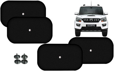 Auto Kite Side Window Sun Shade For Mahindra New Scorpio(Black)