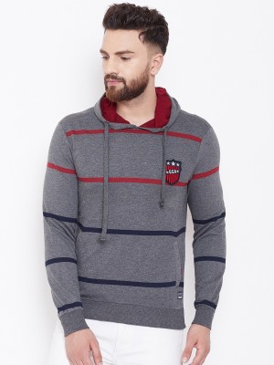 Austin Wood Full Sleeve Striped Men Sweatshirt