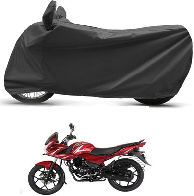 BikenWear Waterproof Two Wheeler Cover for Bajaj(Discover 150 f, Black)