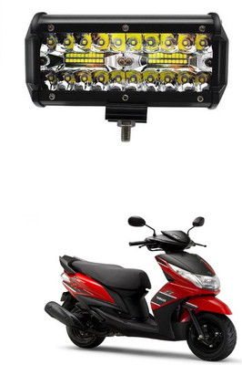 PRTEK m8 Light White 120 Watts Universal Fitting Bikes and Cars-102 Fog Lamp Motorbike LED for Yamaha (12 V, 120 W)(Ray Z, Pack of 1)