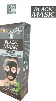 YC Black Mask With Bamboo Charcoal For Dark Spot Removal(100 ml)