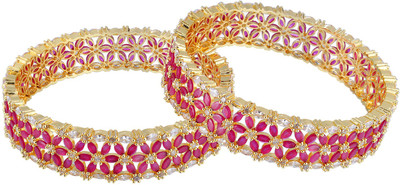 JDX Alloy Gold-plated Bangle Set(Pack of 2)