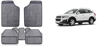 Autofetch Rubber Standard Mat For  Chevrolet Captiva(Grey)