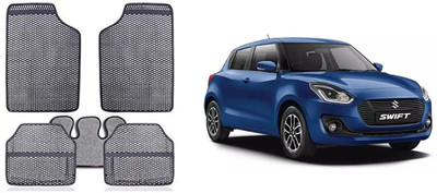 Autofetch Rubber Standard Mat For  Maruti Suzuki Swift(Grey)