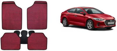 Autofetch Rubber Standard Mat For  Hyundai Getz(Red)