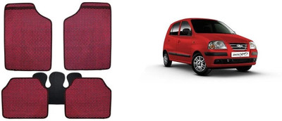 Autofetch Rubber Standard Mat For  Hyundai Sonata Fluidic(Red)