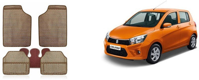 Autofetch Rubber Standard Mat For  Maruti Suzuki Celerio(Beige)