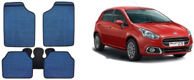 Autofetch Rubber Standard Mat For  Fiat Punto Evo(Blue)