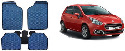 Autofetch Rubber Standard Mat For  Fiat Punto Evo(Blue)