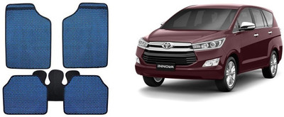 Autofetch Rubber Standard Mat For  Toyota Innova(Blue)