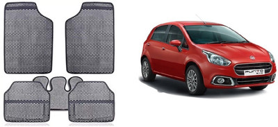 Autofetch Rubber Standard Mat For  Fiat Punto Evo(Grey)