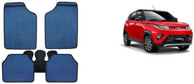 Autofetch Rubber Standard Mat For  Mahindra KUV100(Blue)