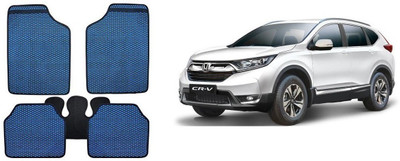 Autofetch Rubber Standard Mat For  Honda CR-V(Blue)