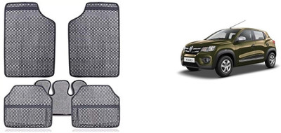 Autofetch Rubber Standard Mat For  Renault Kwid(Grey)