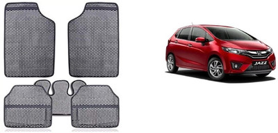 Autofetch Rubber Standard Mat For  Honda Jazz(Grey)