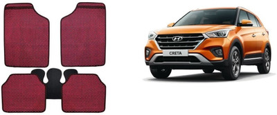 Autofetch Rubber Standard Mat For  Nissan X-Trail(Red)