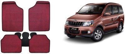 Autofetch Rubber Standard Mat For  Maruti Suzuki Alto K10(Red)