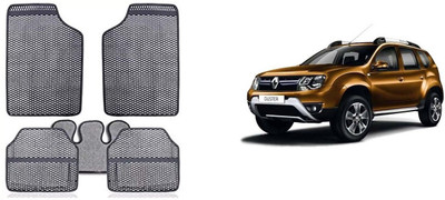 Autofetch Rubber Standard Mat For  Renault Duster(Grey)