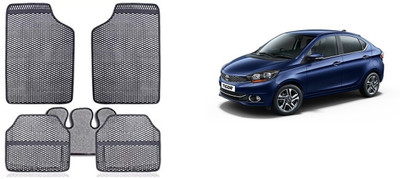 Autofetch Rubber Standard Mat For  Tata Tigor(Grey)